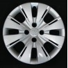 Kit 4 copricerchi coppa ruota logo cromato Toyota Yaris diametro 15