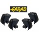 Farad BS85 Kit attacchi per barre portatutto con chiave