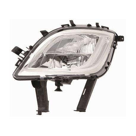 Fendinebbia parabola cromata passeggero - dx