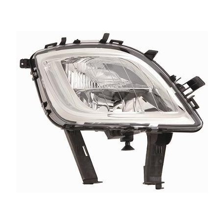 Fendinebbia parabola cromata guida - sx