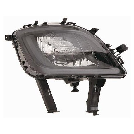 Fendinebbia parabola nera guida - sx