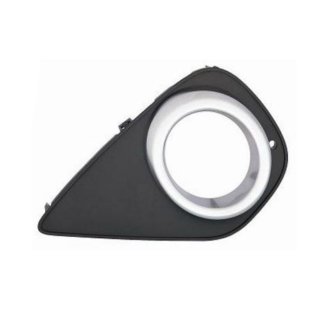 Griglia cornice fendinebbia nera guida - sx