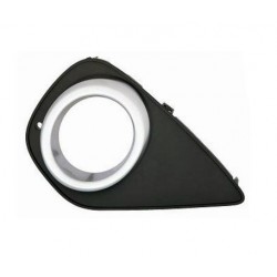 Griglia cornice fendinebbia nera lucida passeggero - dx