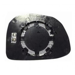 Piastra specchietto termica con vetro guida - sx