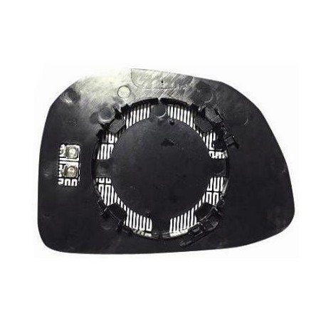 Piastra specchietto termica con vetro guida - sx