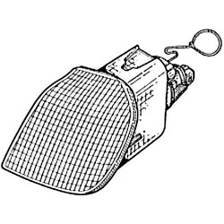 Fanale freccia anteriore bianco guida - sx