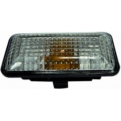 Gruppo ottico laterale bianco rettangolare bilaterale