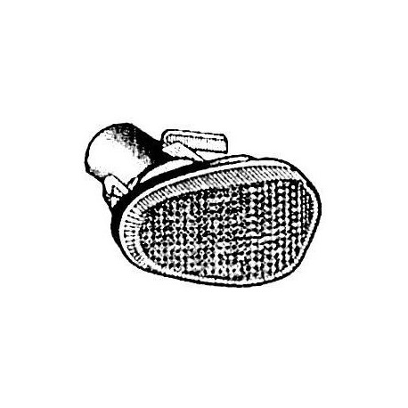 Gruppo ottico laterale bianco passeggero - dx