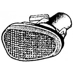 Gruppo ottico laterale bianco guida - sx