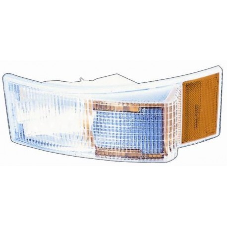 Fanale freccia anteriore esterno bianco arancio