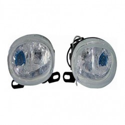 Kit fendinebbia universale lenticolare bianco dx + sx