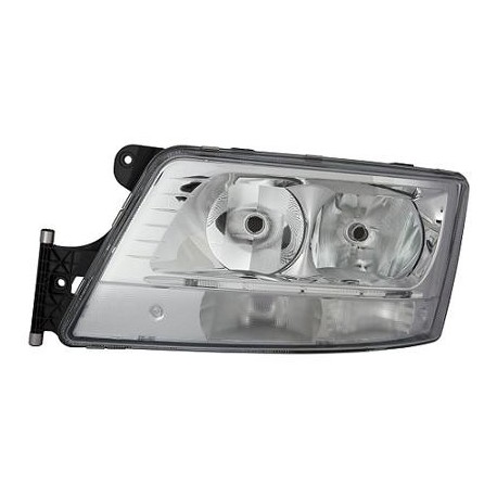 Faro proiettore H7-H7 con motorino con luce diurna a led guida - sx