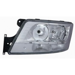 Faro proiettore H7-H7 regolazione manuale con luce diurna a led guida - sx