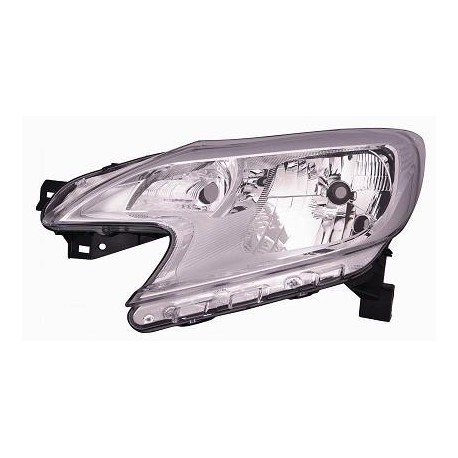 Faro proiettore H4 guida - sx