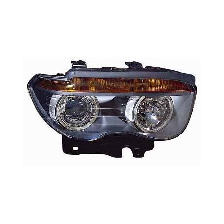 Faro proiettore H7-H7 con motorino guida - sx