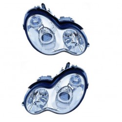 Kit Faro proiettore H7-H7 lenticolare cromato dx + sx