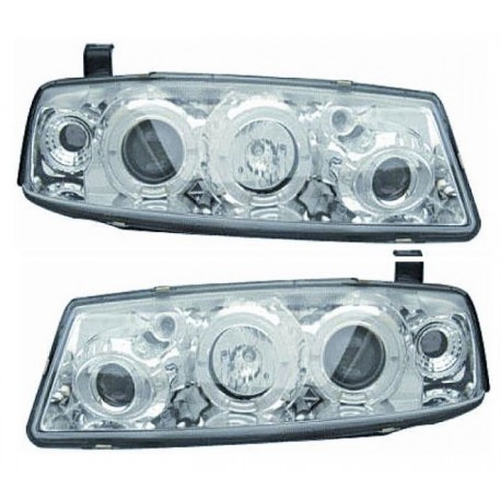 Kit Faro proiettore lenticolare cromato dx + sx