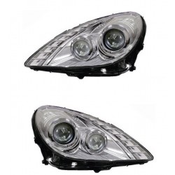 Kit Faro proiettore H7-H7 con lenticolare a led con motorino dx + sx