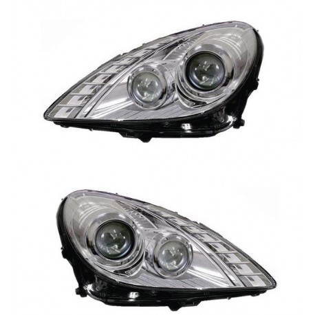 Kit Faro proiettore H7-H7 con lenticolare a led con motorino dx + sx