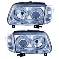 Kit Faro proiettore doppia parabola con fanale crystal dx + sx