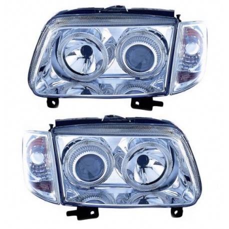 Kit Faro proiettore doppia parabola con fanale crystal dx + sx