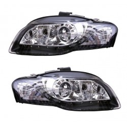 Kit Faro proiettore H7-H7 con lenticolare con luce di posizione a led dx + sx