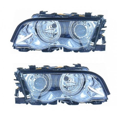 Kit Faro proiettore H7-H7 con lenticolare tecn. Celis dx + sx