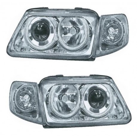 Kit Faro proiettore H7-H7 con lenticolare + fanale anteriore dx + sx