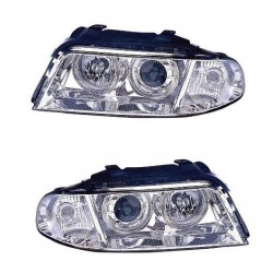 Kit Faro proiettore H1-H1 cromato con lenticolare dx + sx