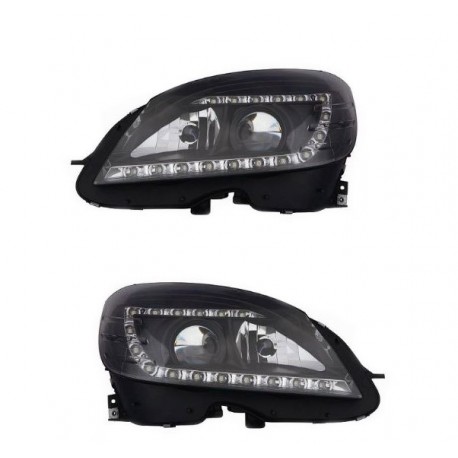 Kit Faro proiettore H7 con lenticolare a led con motorino dx + sx