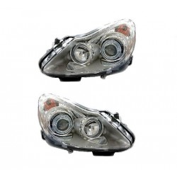 Kit Faro proiettore H1-H7 con lenticolare tecn. Celis dx + sx