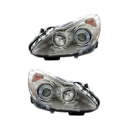 Kit Faro proiettore H1-H7 con lenticolare tecn. Celis dx + sx
