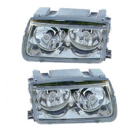 Kit Faro proiettore doppia parabola con fanale crystal dx + sx