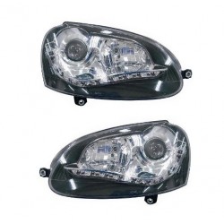 Kit Faro proiettore H7-H7 con lenticolare a led dx + sx