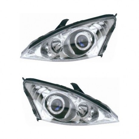 Kit Faro proiettore con lenticolare cromato dx + sx