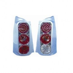 Kit Fanale posteriore a led con cornice cromata dx + sx