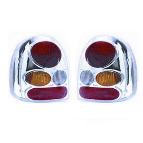 Kit Fanale posteriore cromato dx + sx