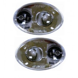 Kit Fanale freccia laterale crystal cromato dx + sx