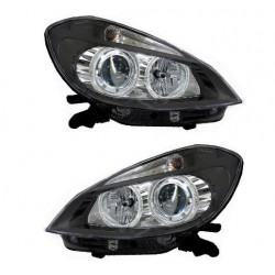 Kit Faro proiettore con lenticolare tecn. Celis parabola nera dx + sx