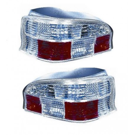 Kit Fanale posteriore silver grigio dx + sx