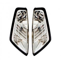 Kit Fanale posteriore crystal a led dx + sx