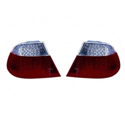 Kit Fanale posteriore bianco rosso a led dx + sx