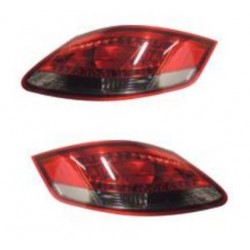 Kit Fanale posteriore bianco rosso a led dx + sx