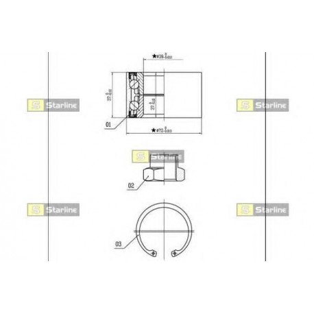 Kit cuscinetto ruota