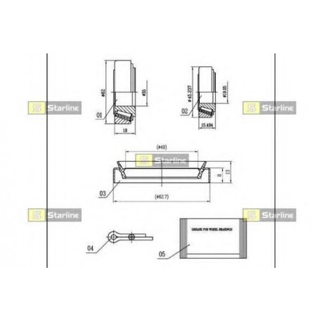 Kit cuscinetto ruota