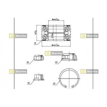 Kit cuscinetto ruota