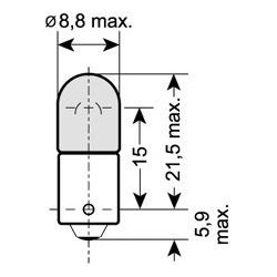 Osram minixen standard BA9s