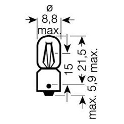 Osram 393002B Lampadina T4W