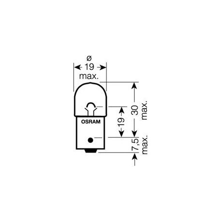 Osram 5008ULT02B Lampadina R10W