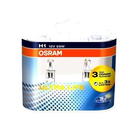 Osram Ultra life 2.0 Kit lampadine H1 duobox